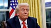 Donald Trump looking pleased with himself