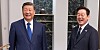 Chinese president Xi Jinping and South Korean president Lee Jae-myung