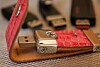 USB in a leather case