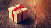 A gift-wrapped bog