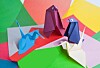 snap crane origami with penguin origami