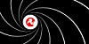 Bond-style riffle barrel view with Reg logo