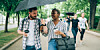 couple under umbrella