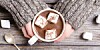 Hot chocolate with marshmallows