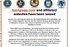 Screengrab of the Backpage takedown notice