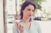Annoyed user of cellphone / mobile phone