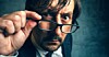 Bewildered businessman