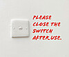 switch off