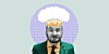 Angry cloudy brain explosion