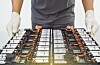 Lithium ion EV battery technician