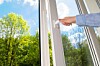 open window in an office building... just the right size for a person to fall out