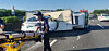 Watch an oblivious Tesla Model 3 smash into an overturned truck on a ...