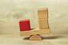 Blocks balanced photo via Shutterstock