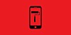 Paint roller icon on smartphone