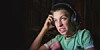 Angry teenage gamer