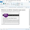 Microsoft releases Windows Live Writer as open source