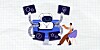 Illustration of an overly friendly AI agent coming out of a screen