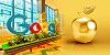 Combination of Google logo and a golden apple