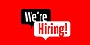 We're hiring sign