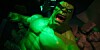 Incredible Hulk smashing