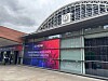 Shot of Manchester Central with the CYBERUK 2025 signage