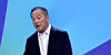 Broadcom CEO Hock Tan on stage at VMware Explore 2024