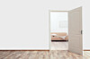 An open door