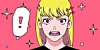 Manga woman shouting
