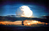 US govt handout of mushroom cloud from Ivy Mike thermonuclear test
