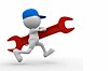 Quick fix - worker running while carrying a wrench