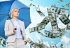 Raining cash from the clouds