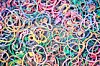 Elastic bands multi-coloured. Photo by Shutterstock