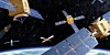 Illustration of lots of satellites in space around Earth