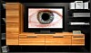 A 'connected' TV watches over its owner. Pic via shutterstock