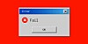 Classic Windows Fail Button