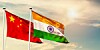 Flags of India and China