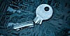 Illustration of a broken encryption key