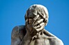 Caïn, a sculpture by Henry Vidal, epic facepalm