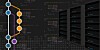 Illustration of a Git tree alongside some code and some servers