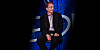 Intel CEO Pat Gelsinger on stage in a panel discussion, though we've singled him out against a black background