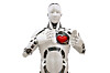 Robot bares its heart... Illustration via SHutterstock