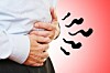 A stomach feeling bloated