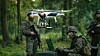 Military drone in use