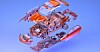 An illustration of a car's components in a 3D exploded view