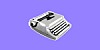 Retro typewriter