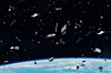 Space debris in Earth orbit