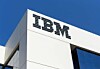 IBM building and logo