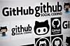 CIRCA MAY 2014 -the logo of the brand 'GitHub'.