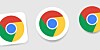 Google Chrome browser logos