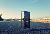 A door in the middle of a landscape